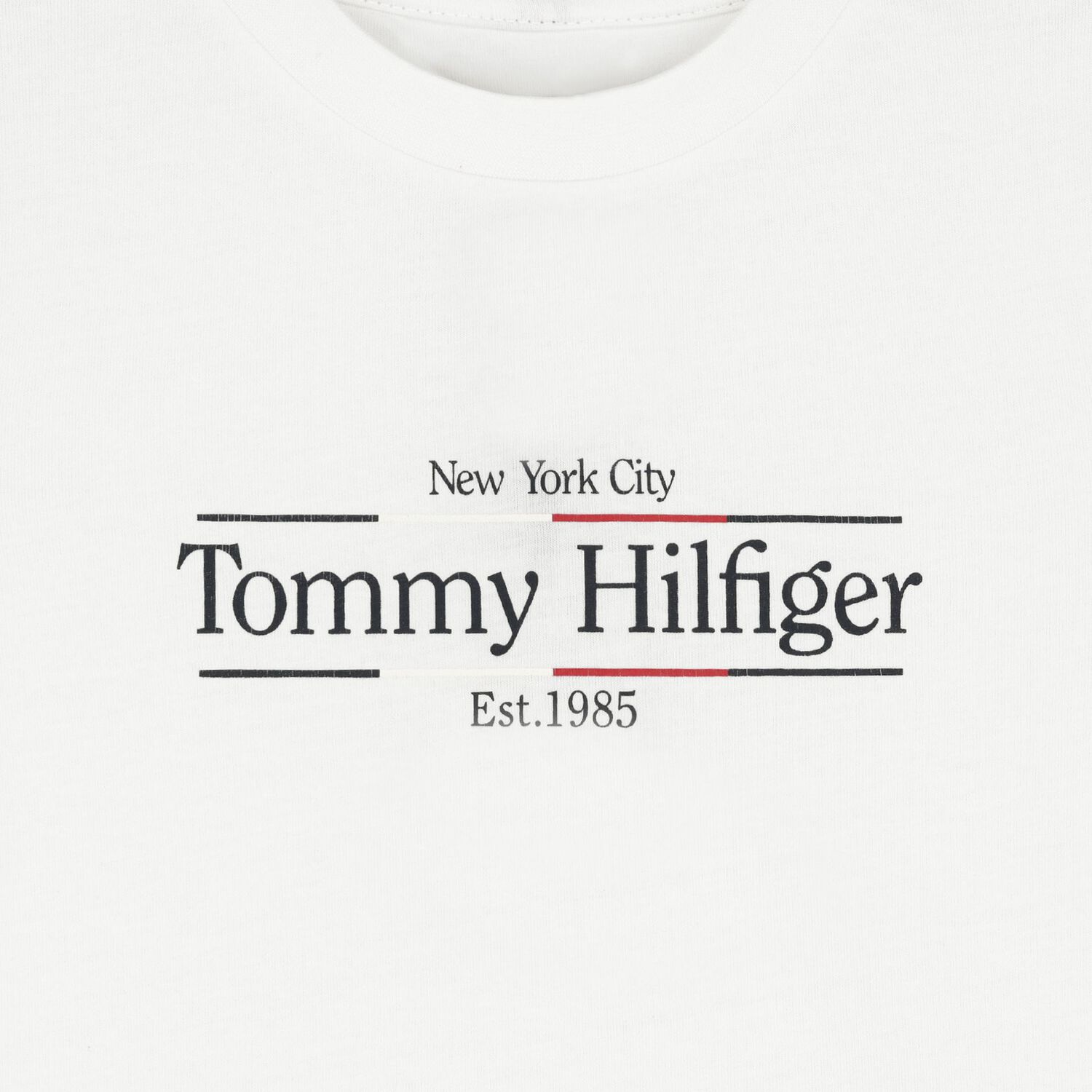 تيشيرت أولاد بالشعار باللون الأبيض, 1, hi-res image number null