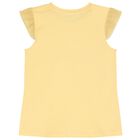 Girls Yellow 'Stay Cool' T-Shirt, 1, hi-res