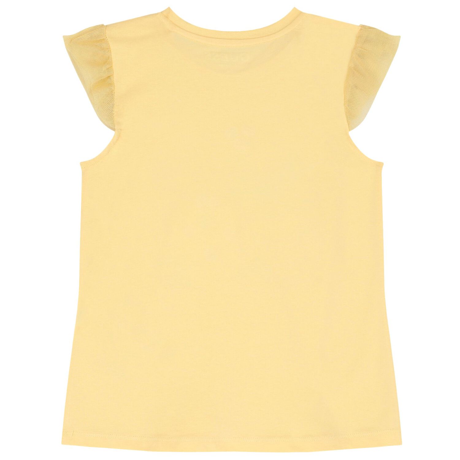 Girls Yellow 'Stay Cool' T-Shirt, 1, hi-res