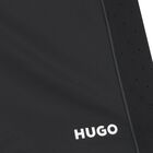 Boys Black Logo Shorts, 1, hi-res