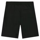 Boys Black Logo Short, 1, hi-res