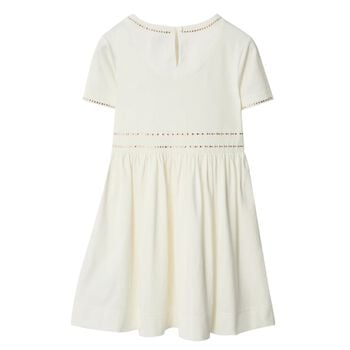 Girls Ivory Equestrian Knight Dress