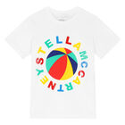 تيشيرت بالشعار باللون الأبيض للأولاد, 1, hi-res