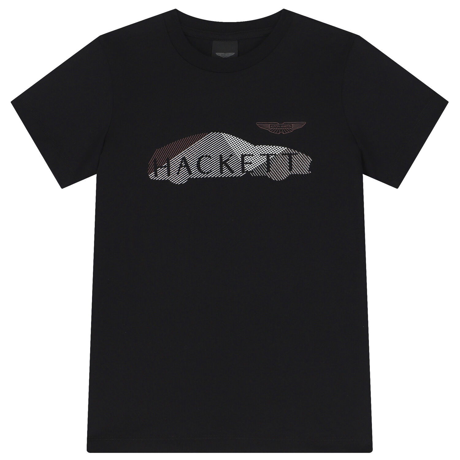 تيشيرت أولاد بشعار أستون مارتن باللون الأسود, 1, hi-res