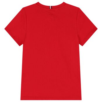 Boys Red Logo T-Shirt