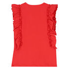 طقم تنورة باللون الأحمر والأبيض, 1, hi-res