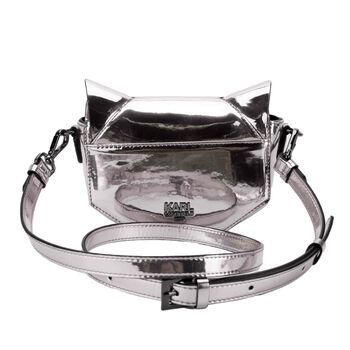 Girls Silver Choupette Handbag
