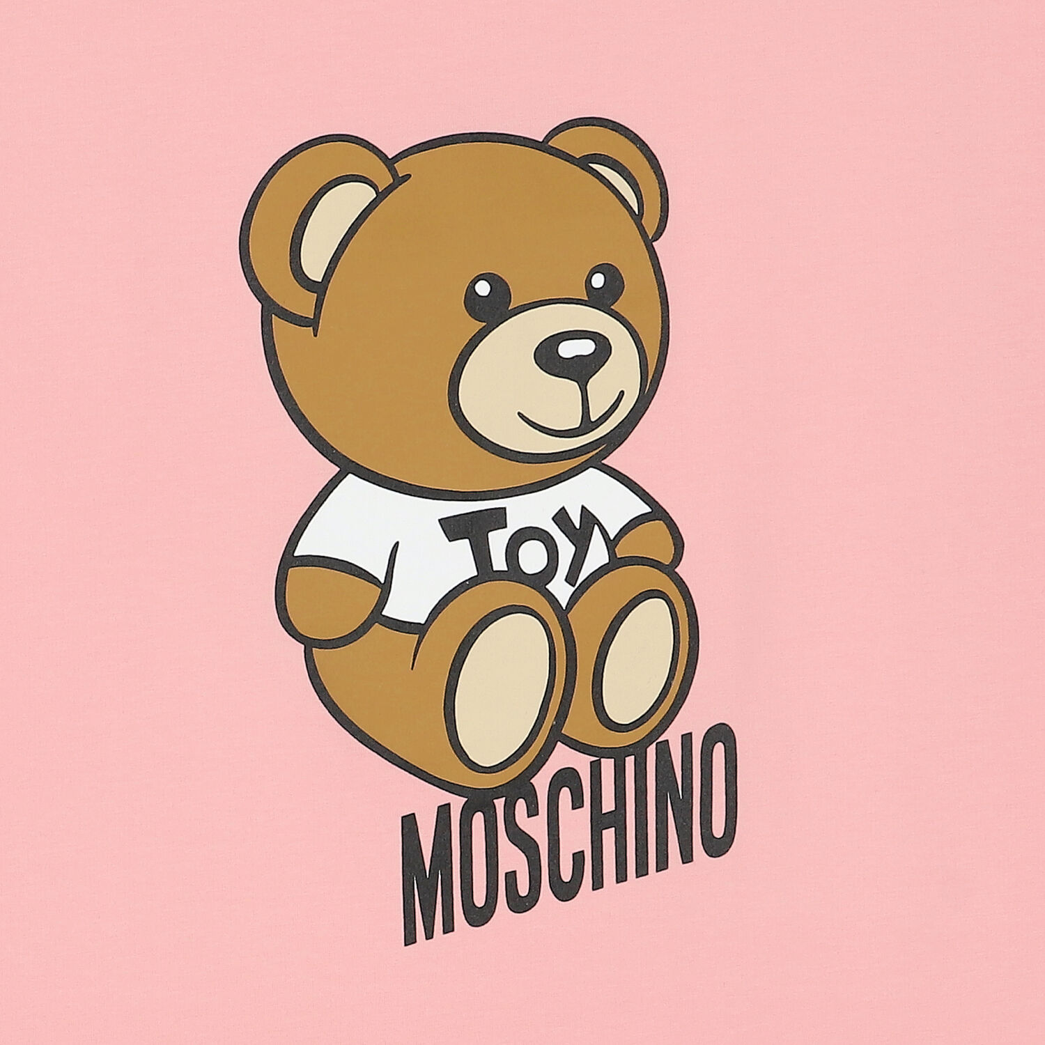 Pink Teddy Bear Logo Baby Blanket, 5, hi-res