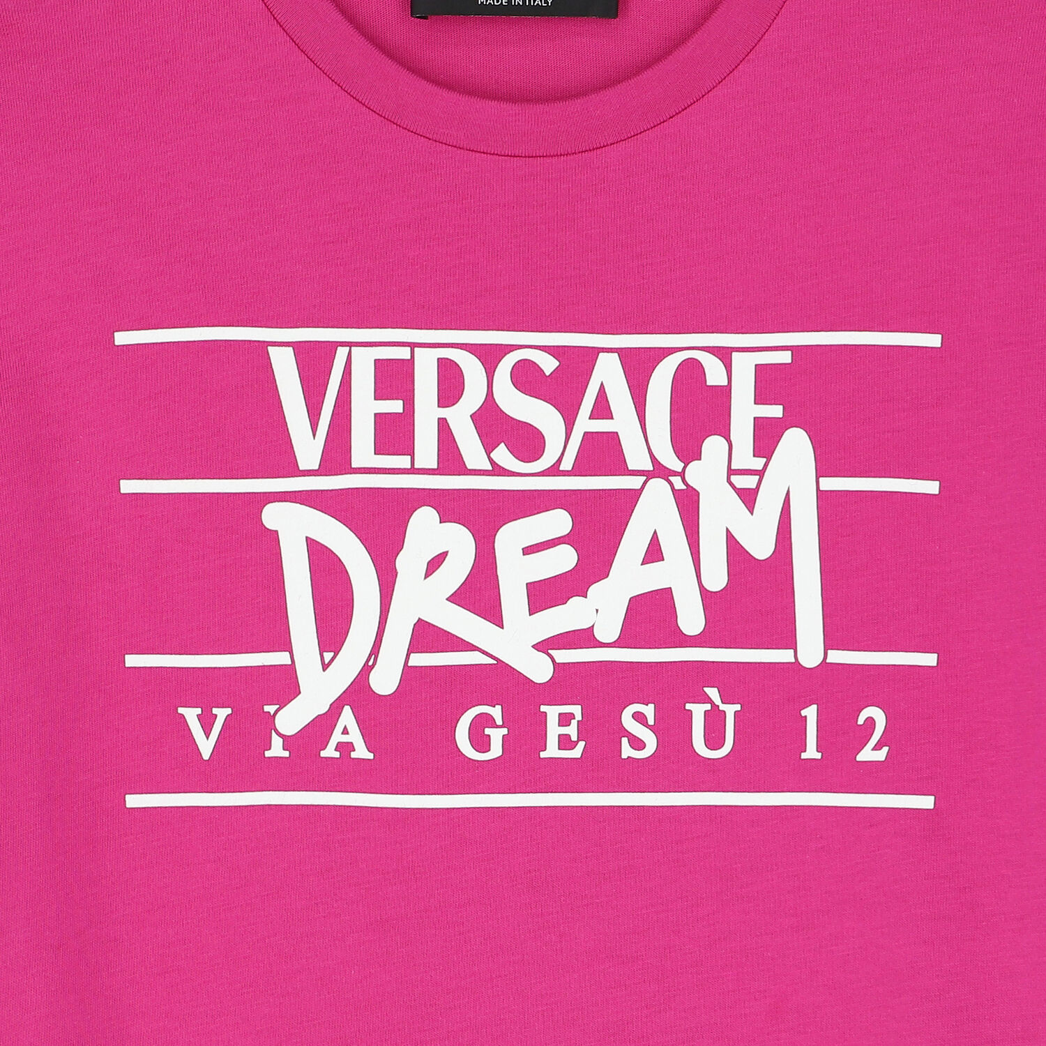 تيشيرت بالشعار باللون الزهري للبنات, 3, hi-res