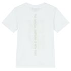 طقم شورت أولاد بالشعار باللون الأبيض و الأسود , 1, hi-res