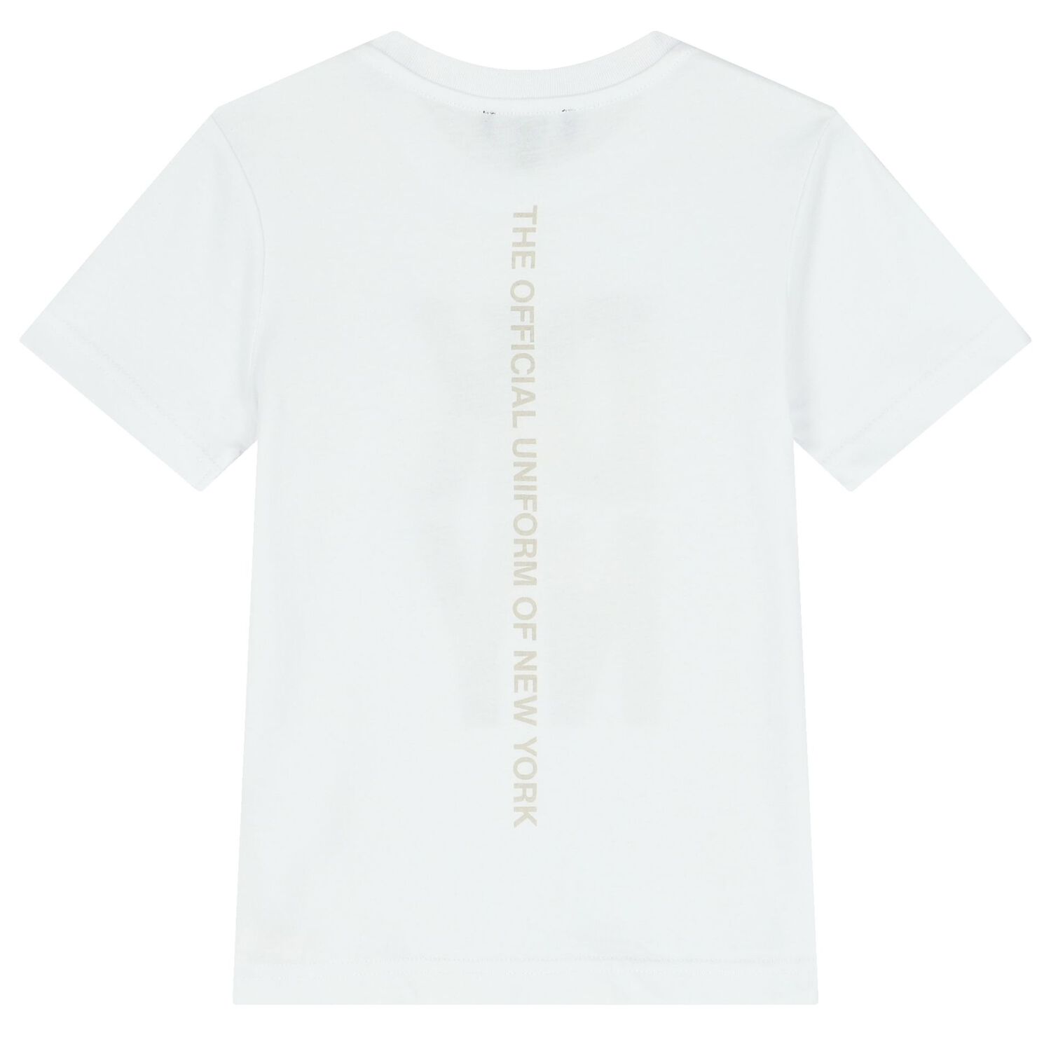 طقم شورت أولاد بالشعار باللون الأبيض و الأسود , 1, hi-res