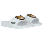 White Teddy Bear Logo Sliders, 2, hi-res