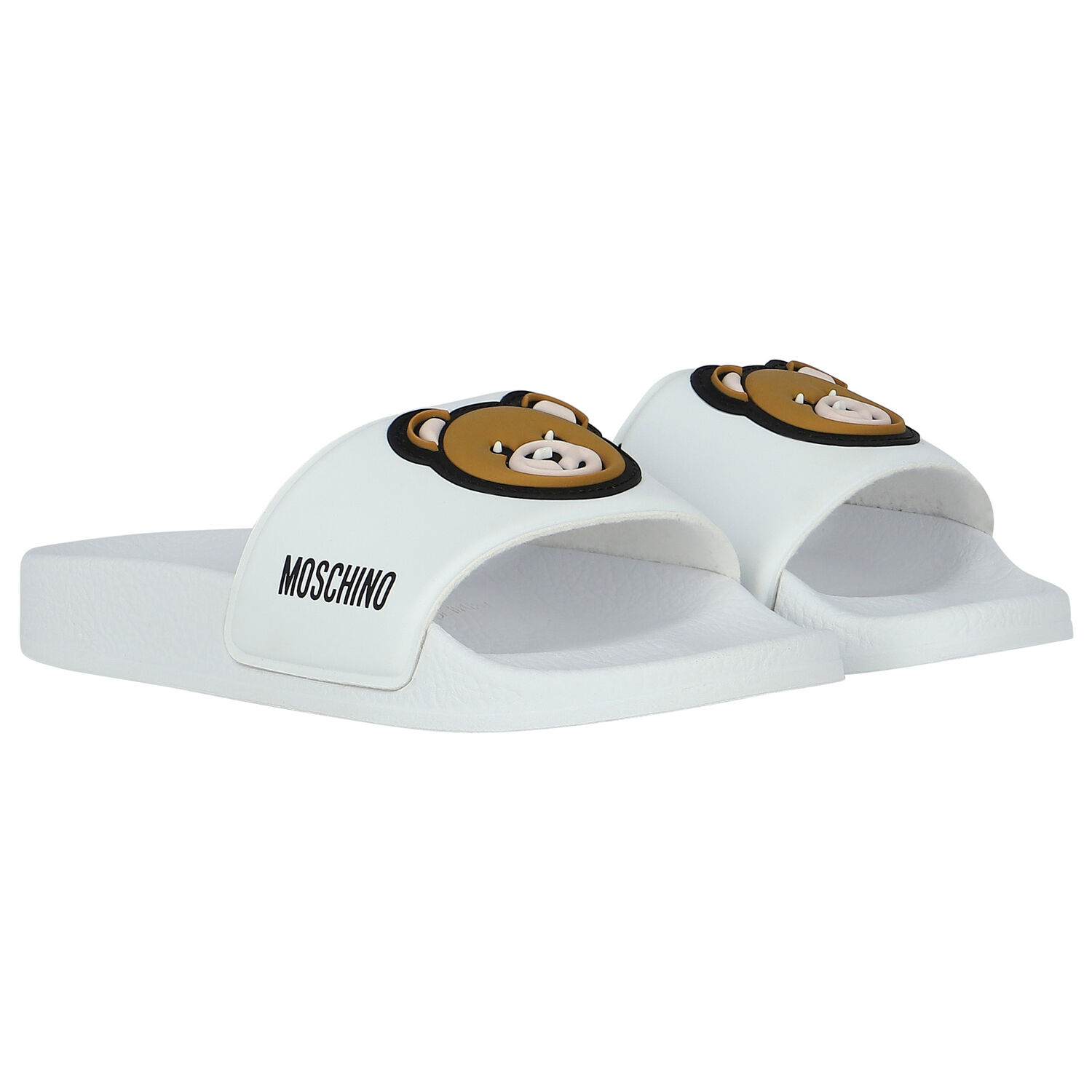 White Teddy Bear Logo Sliders, 2, hi-res