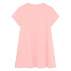 Girls Pink Elephant Logo Dress, 1, hi-res