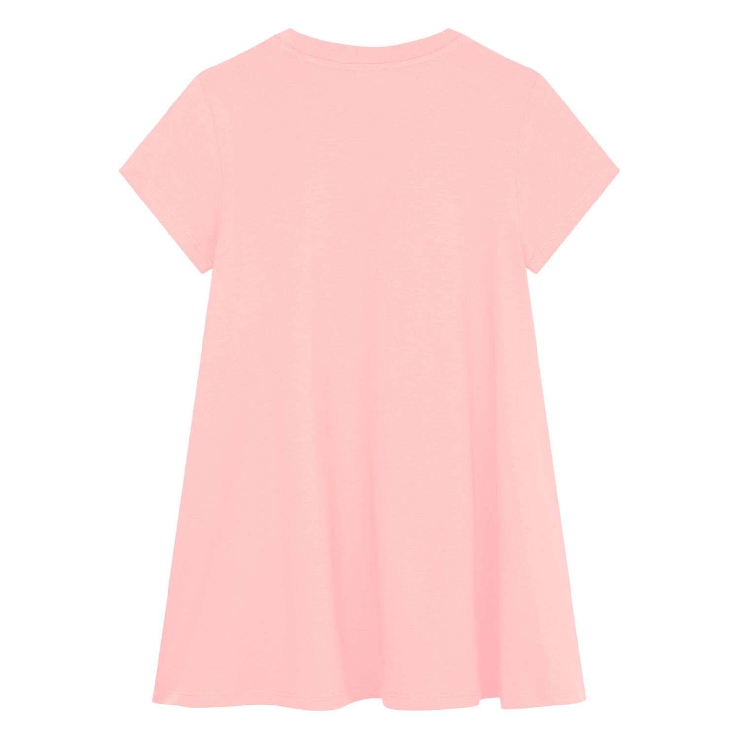 Girls Pink Elephant Logo Dress, 1, hi-res
