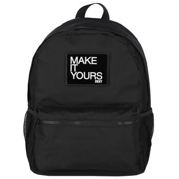 Black Logo Backpack