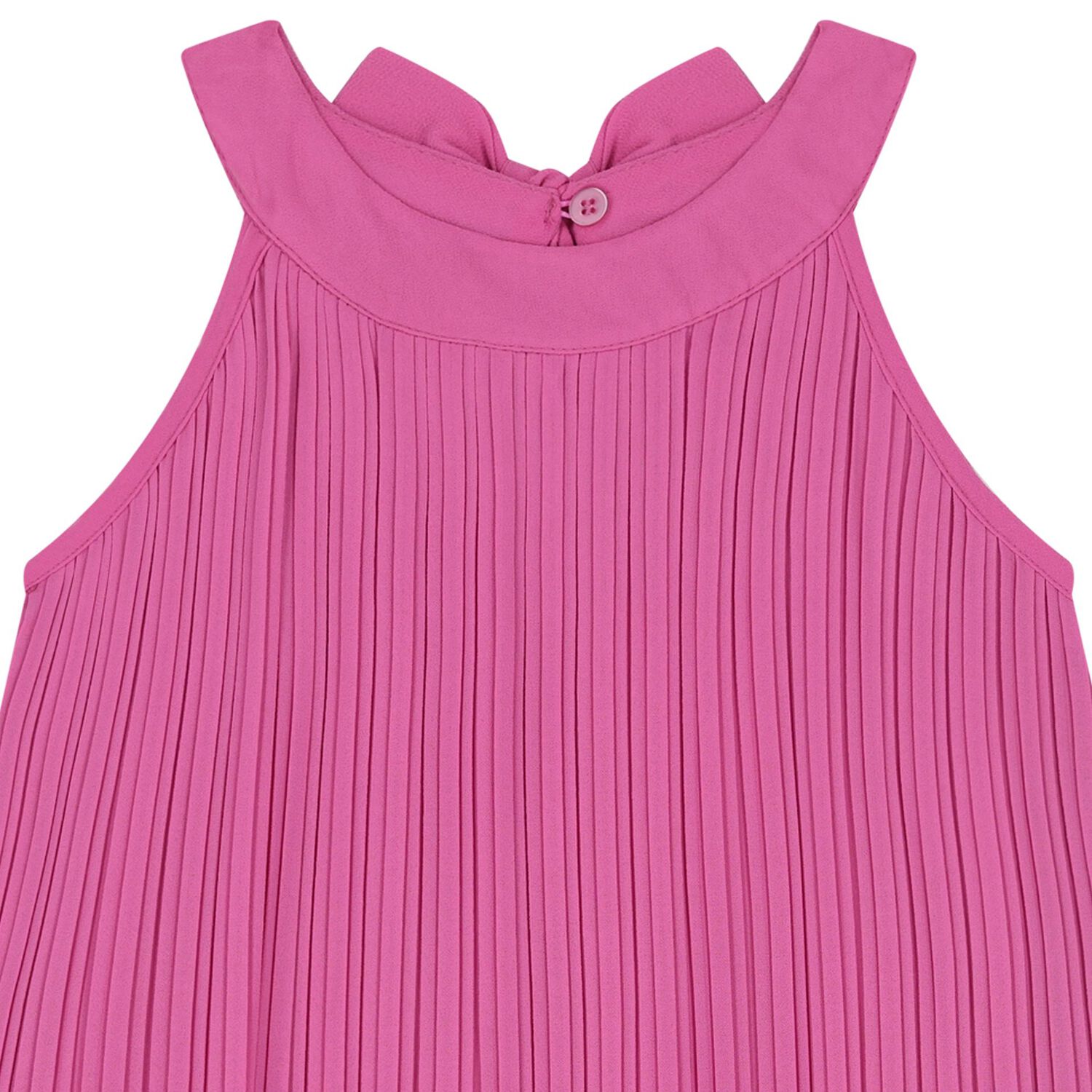 Girls Purple Chiffon Pleated Dress, 1, hi-res