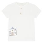 طقم شورت اولاد باللون الابيض والازرق ( 2 قطعه), 1, hi-res