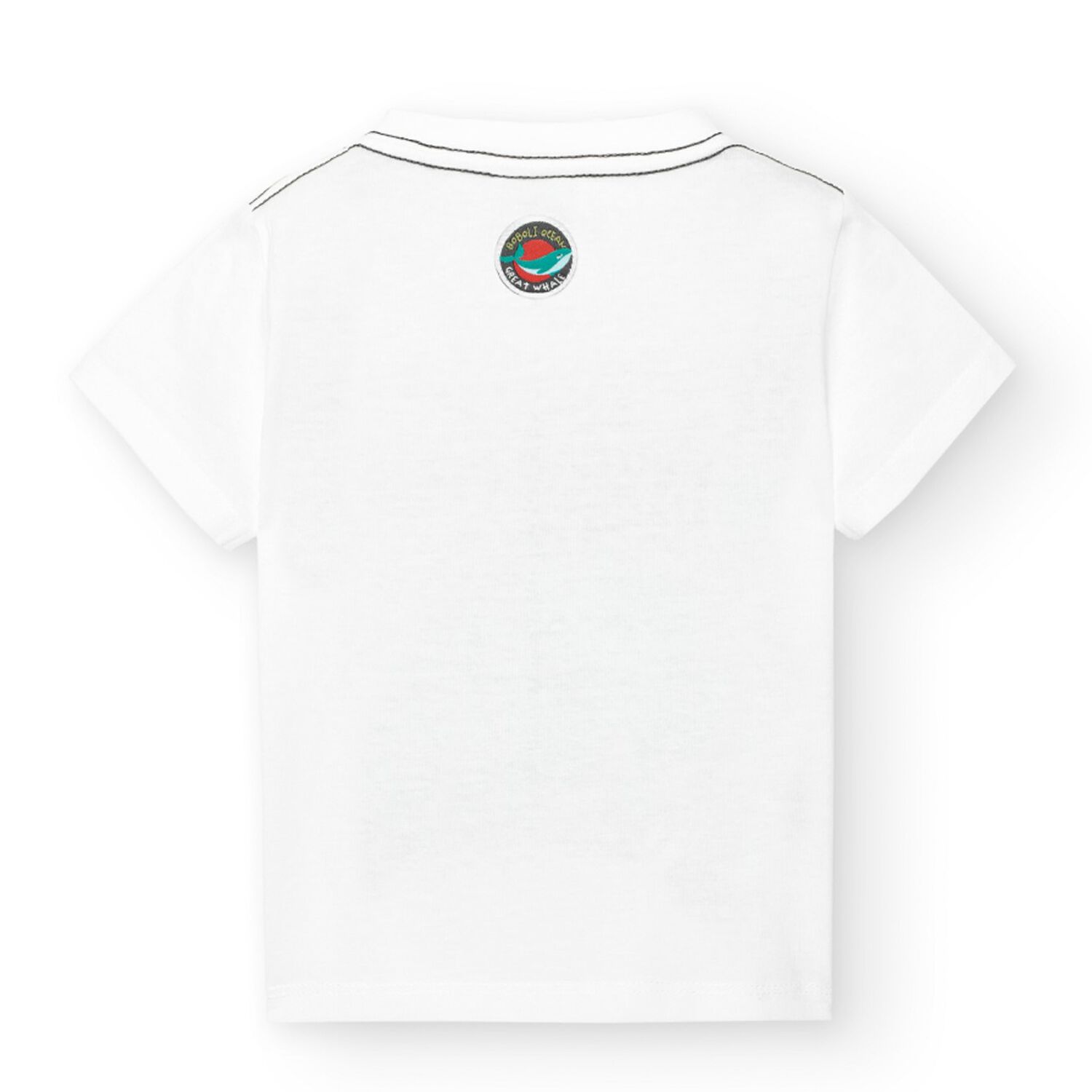 Boys White Whales T-Shirt, 1, hi-res