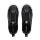 حذاء رياضى بالشعار باللون الأسود والأبيض, 2, hi-res