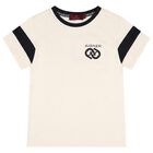 Boys Beige Logo T-Shirt, 2, hi-res