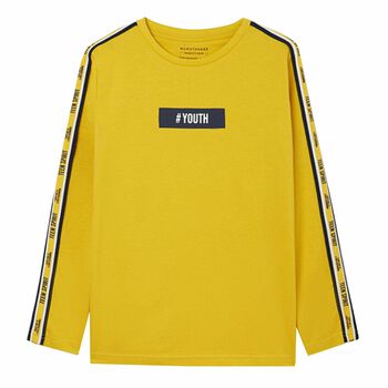 Boys Yellow Long Sleeve Top