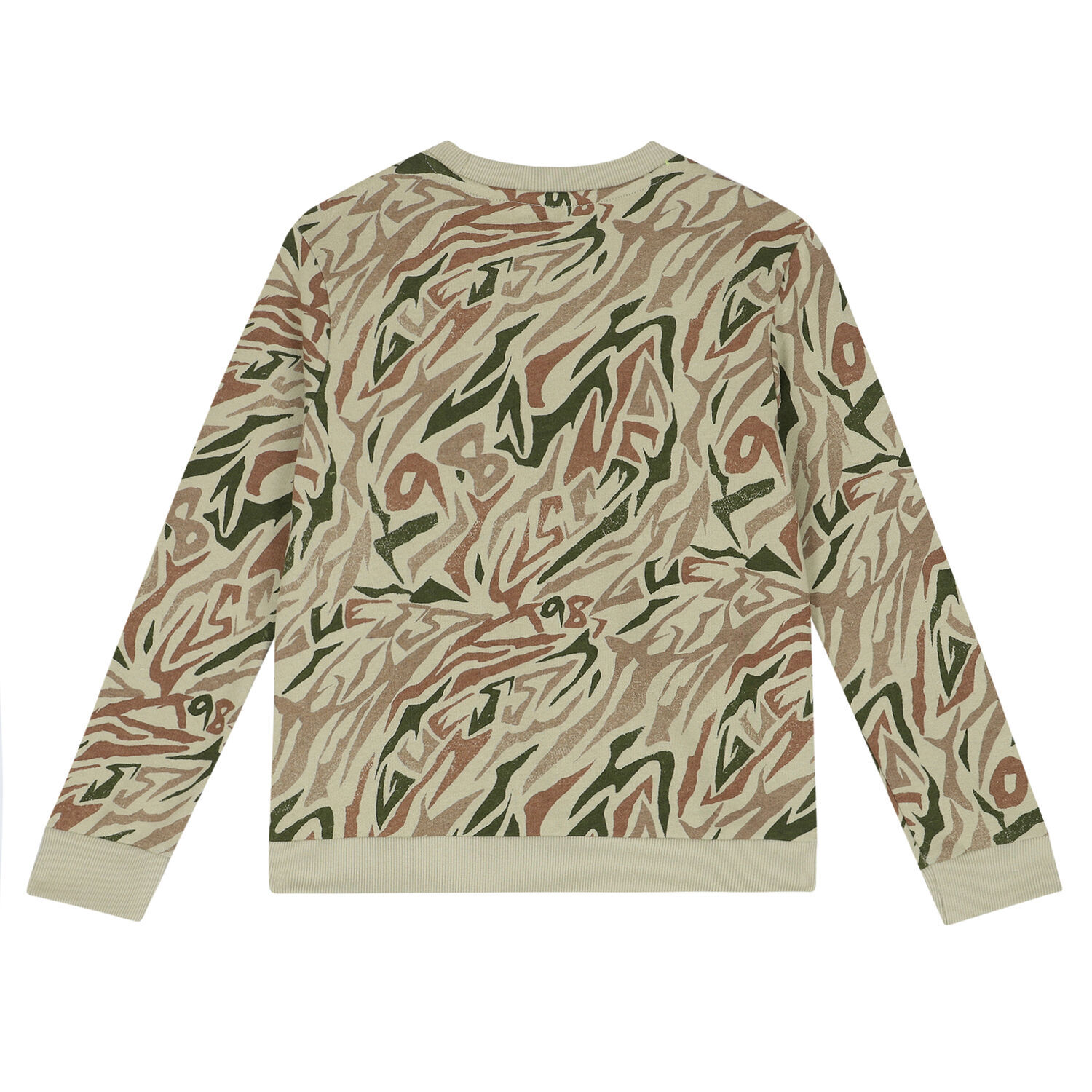 Boys Green Logo Sweatshirt, 1, hi-res image number null