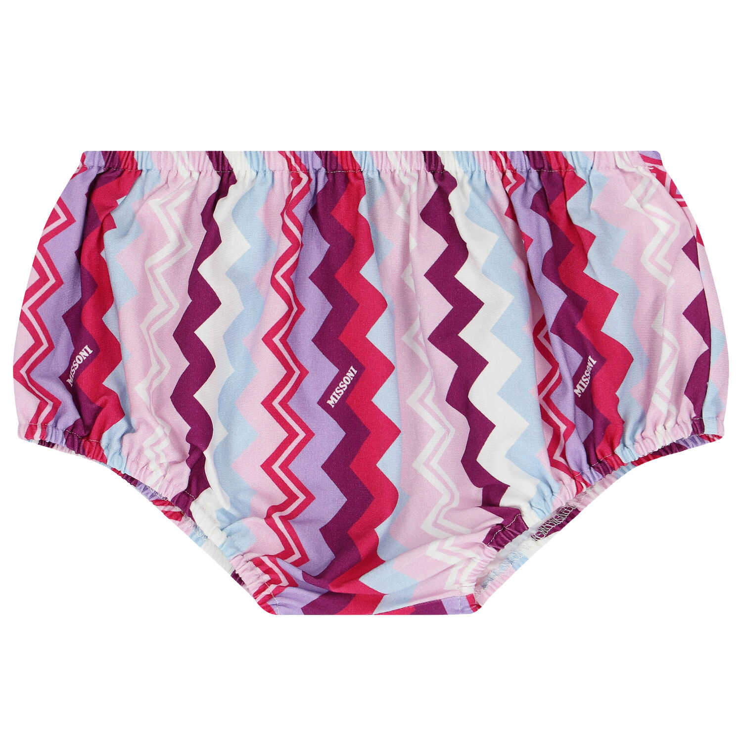 Younger Girls White, Purple & Pink Logo Zigzag Dress Set, 1, hi-res