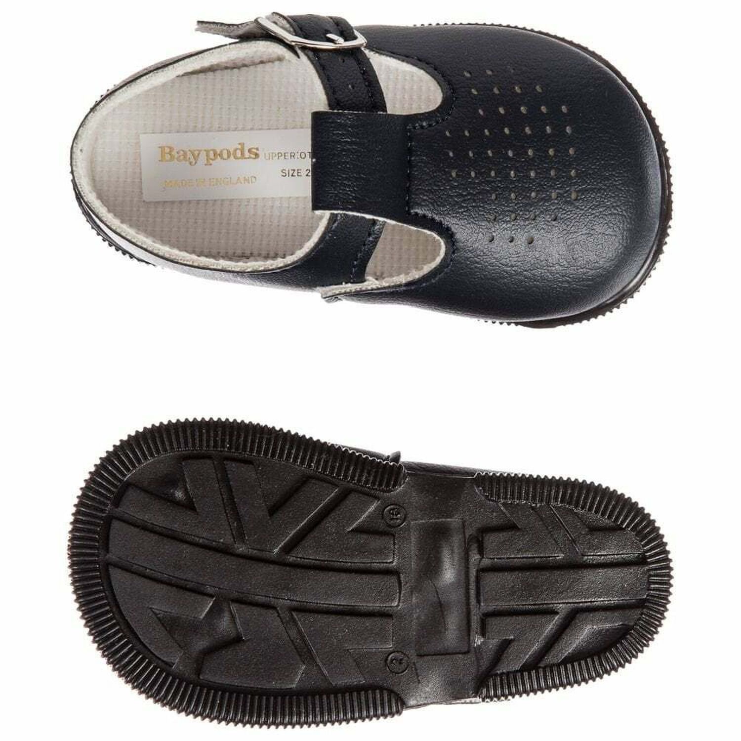 Baby Boys Beige Leather Shoes, 3, hi-res