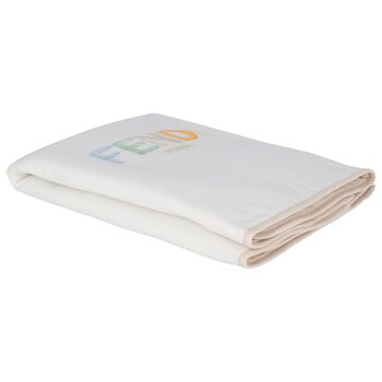 Ivory & Beige Logo Baby Blanket