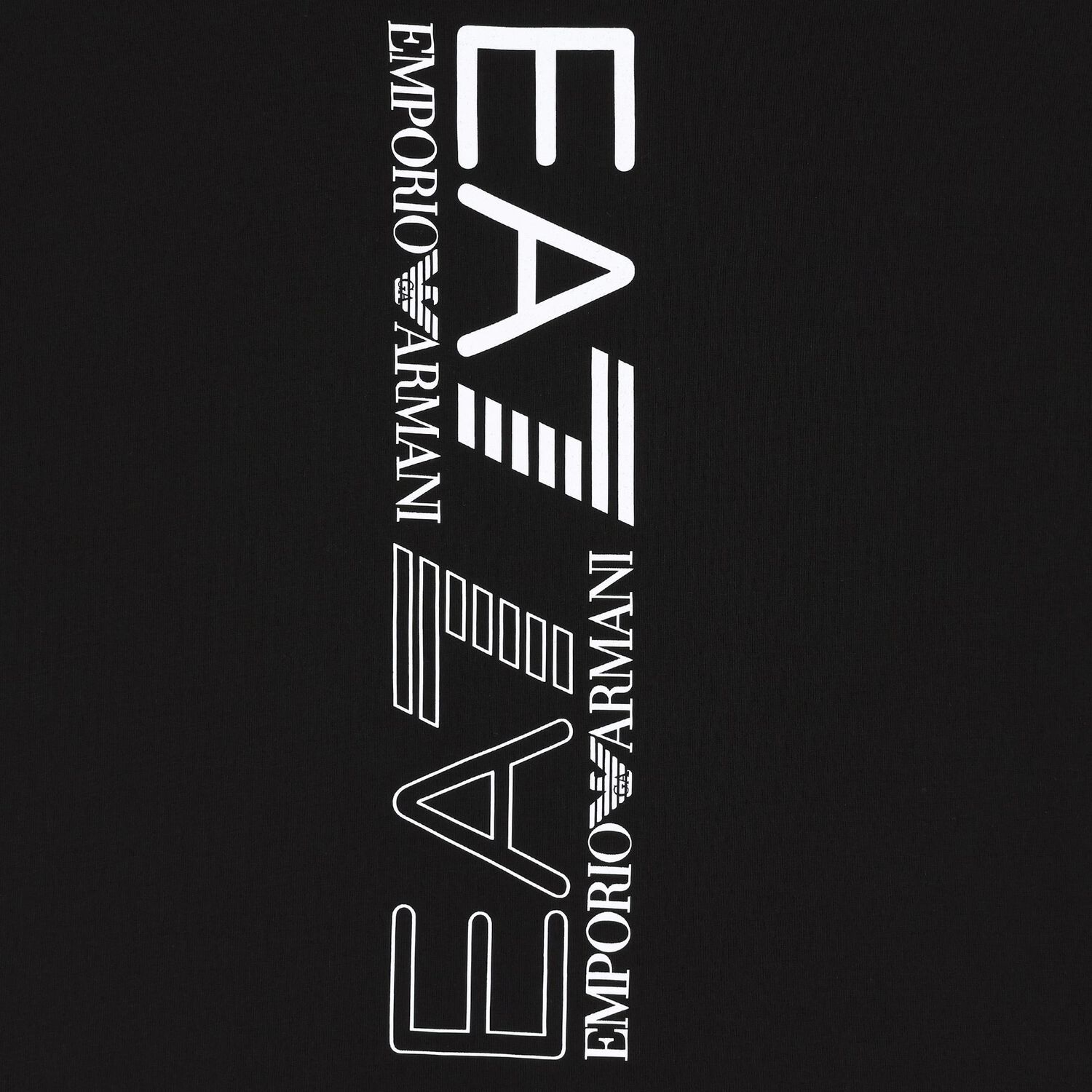 تيشيرت أولاد واسع بالشعار باللون الأسود, 2, hi-res image number null