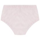 طقم فستان تول باللون وردي مكشكش للبنات , 1, hi-res