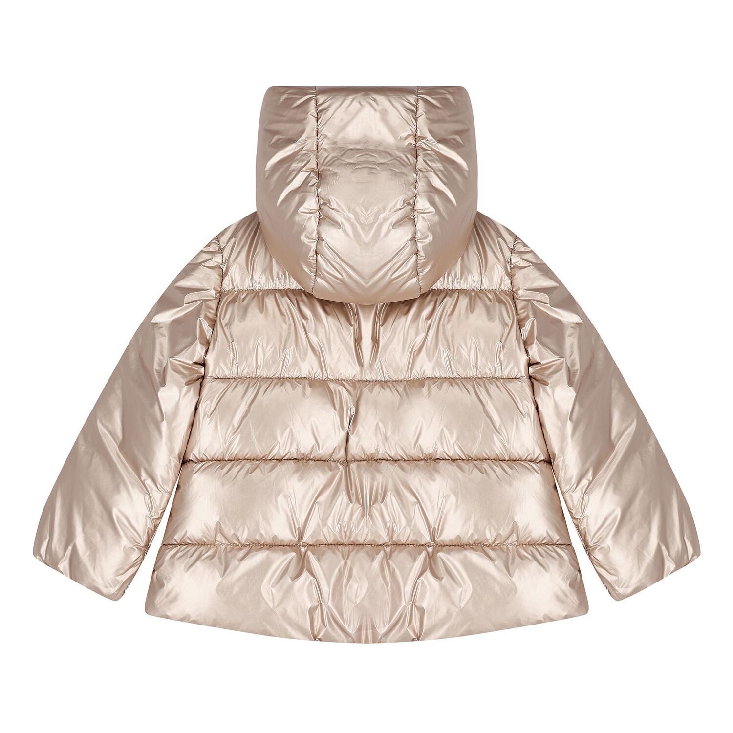 Baby Girls Rose Gold Puffer Jacket, 1, hi-res image number null