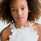 بلوزه دانتيل  للبنات باللون الابيض , 1, hi-res