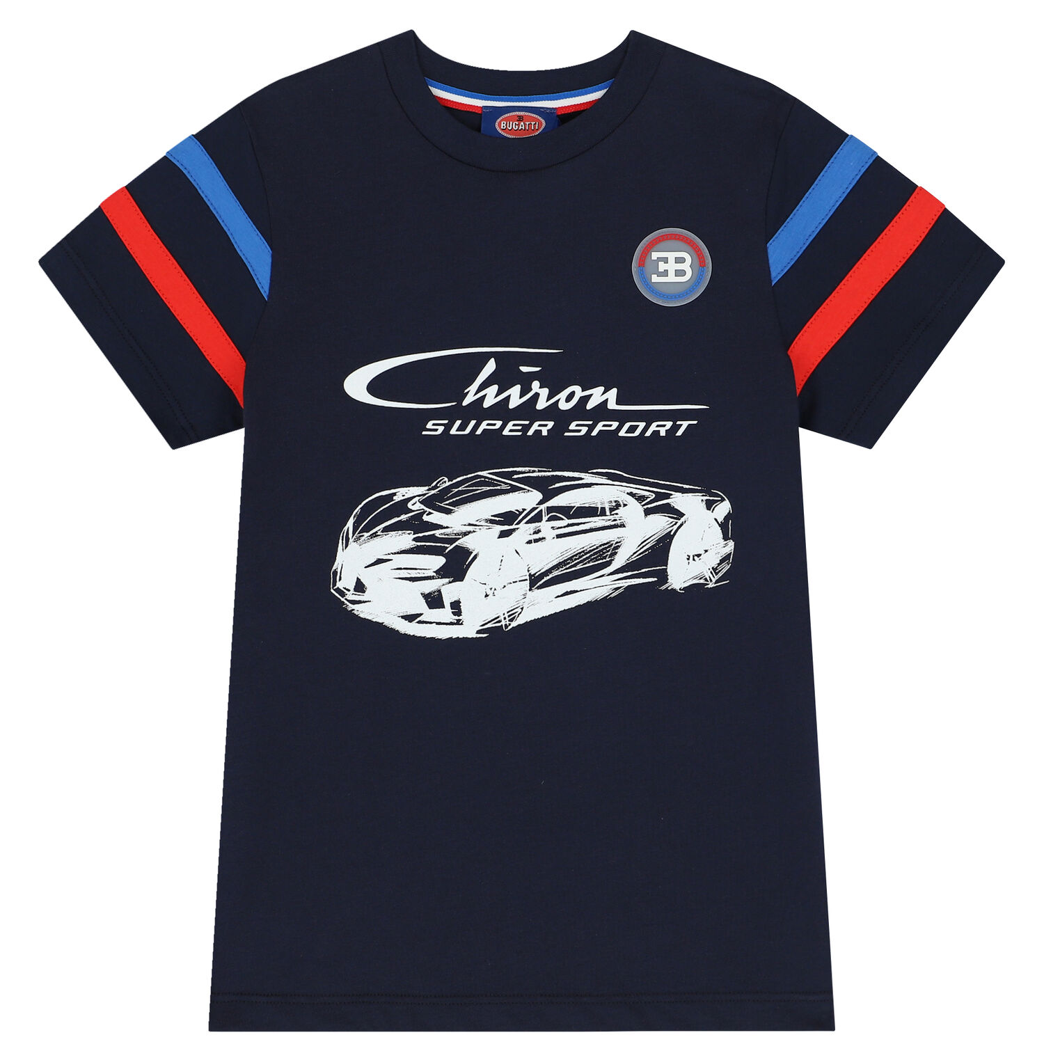 Boys Navy Blue Sports Car T-Shirt, 1, hi-res