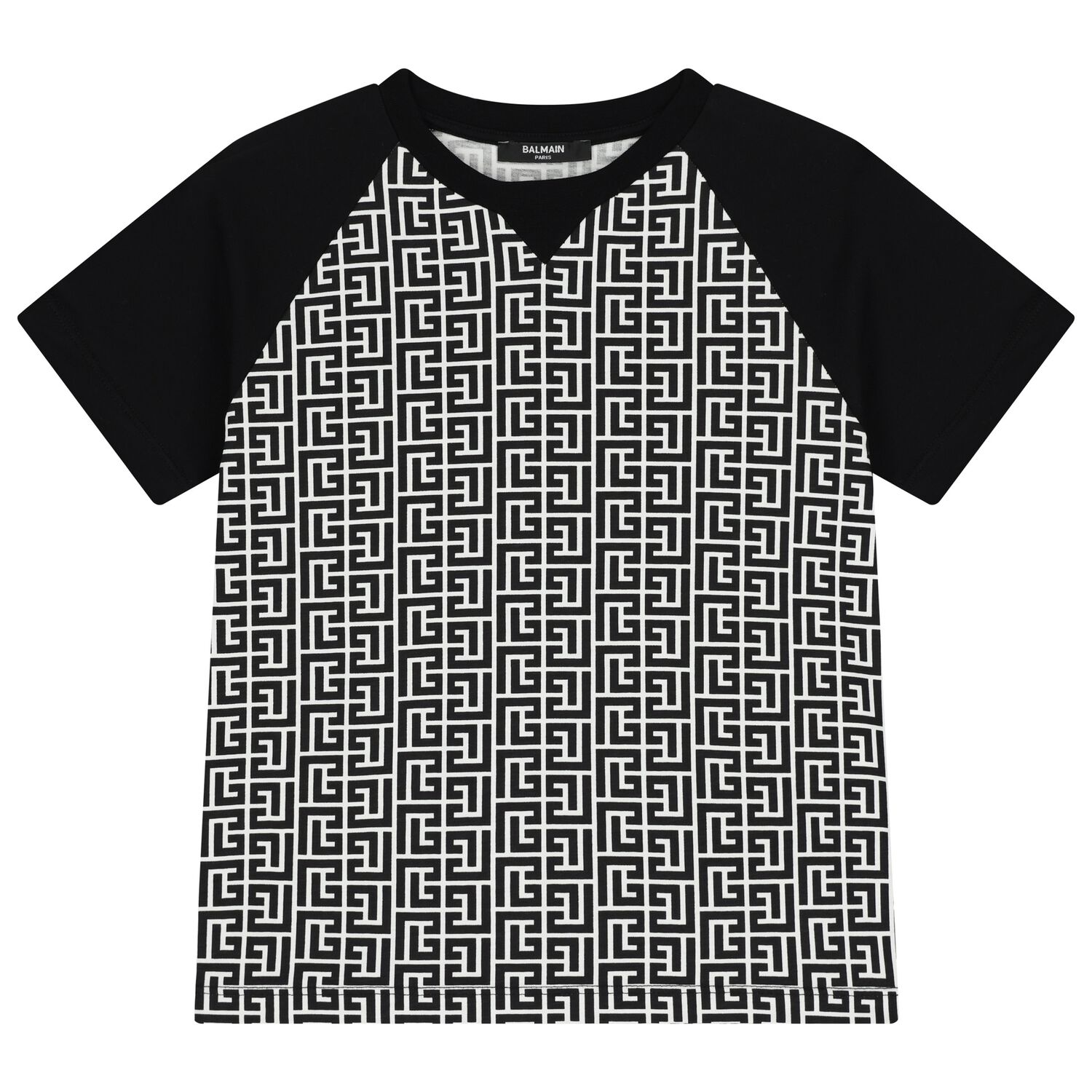 Boys Black & White T-Shirt, 1, hi-res