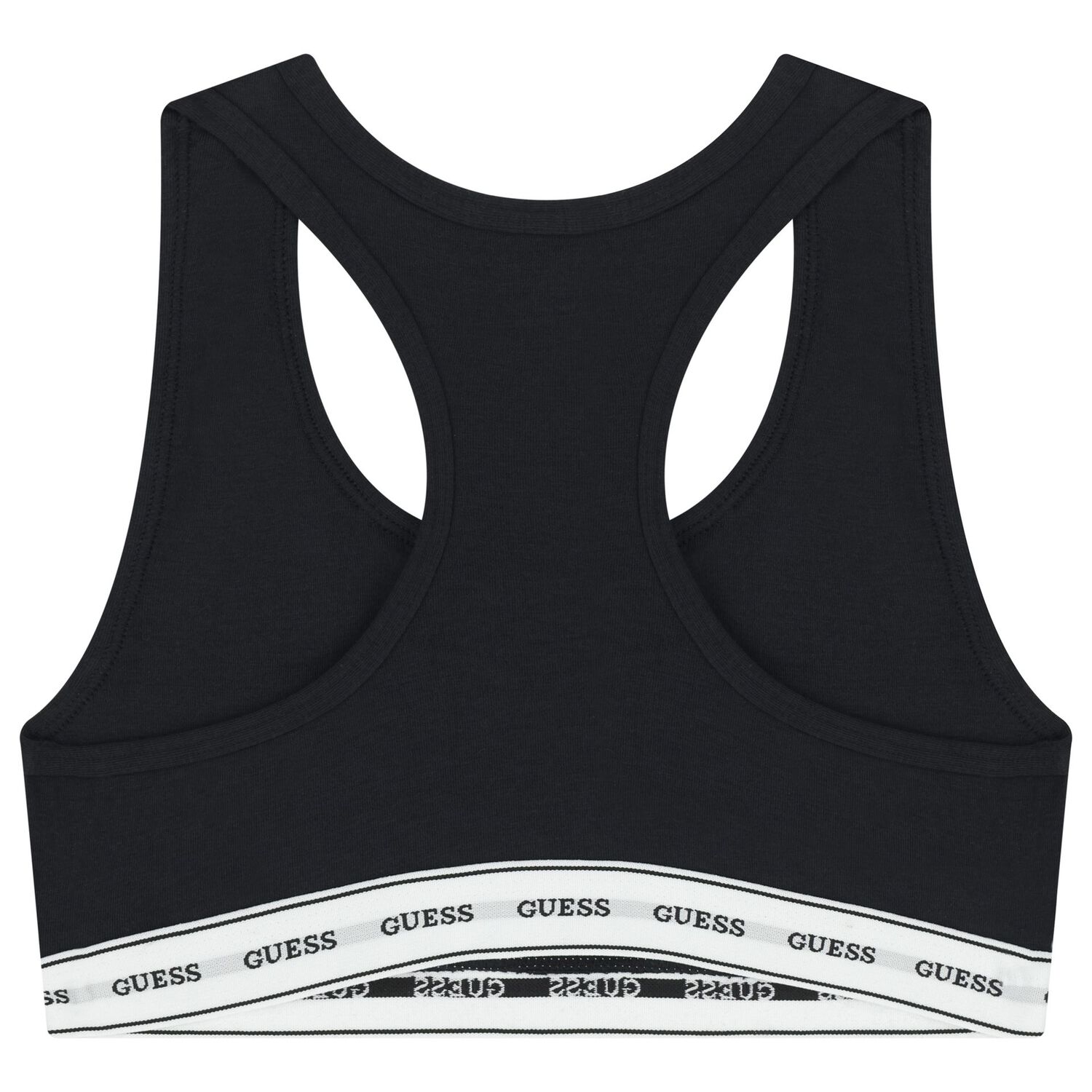 بيكيني أسود بشعار للبنات, 2, hi-res