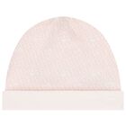 طقم ملابس نوم للبنات الصغيرات باللون الوردي مع شعار العلامة التجارية, 4, hi-res