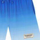 Blue Ombre Logo Softskin Shorts, 1, hi-res