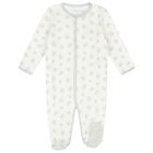 Baby Boys White Polo Bear Babygrow, 1, hi-res