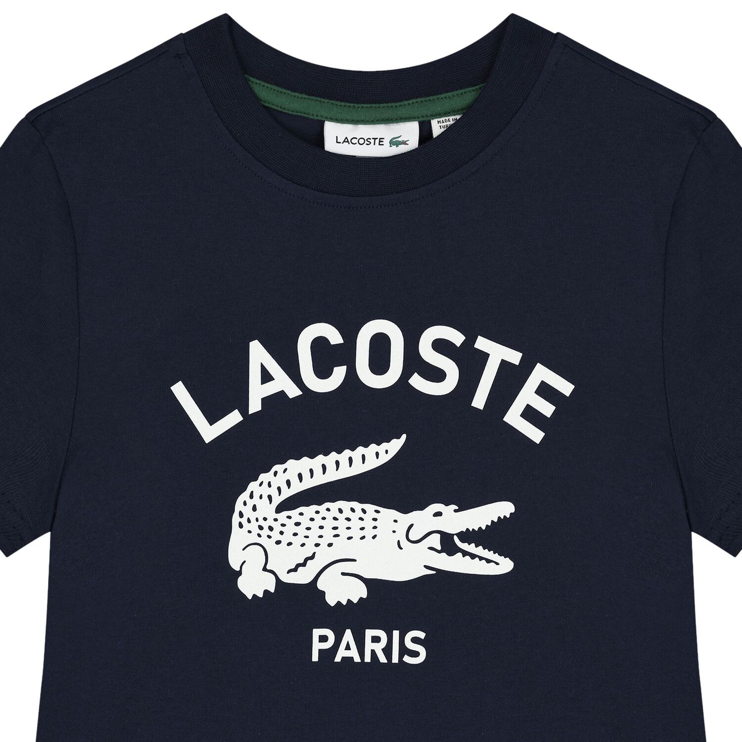 تيشيرت للأولاد بالشعار باللون الكحلي  , 1, hi-res