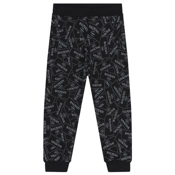 Black & White Logo Joggers