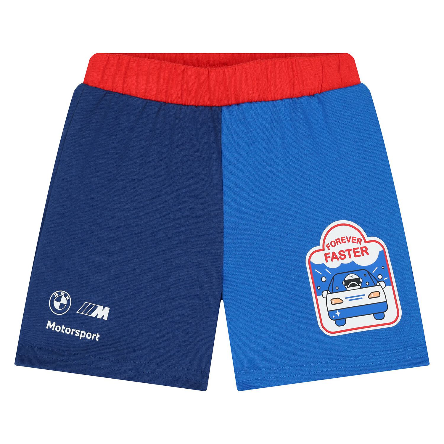 Younger Boys Blue Logo Short Set, 2, hi-res
