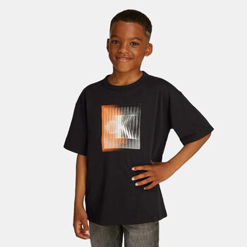 Boys Black Logo T-Shirt