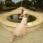 طقم جونله بطبعه الزهور باللون الوردى والعاجى, 1, hi-res