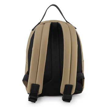 Younger Boys Beige Canvas Backpack