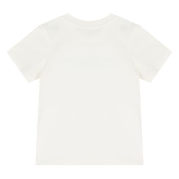 Younger Boys Ivory Logo T-Shirt