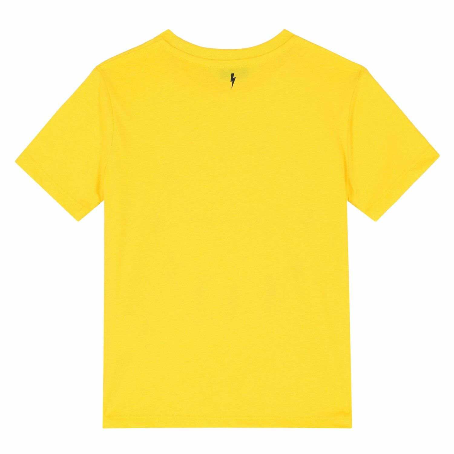 Boys Yellow Printed Jersey T-shirt, 2, hi-res