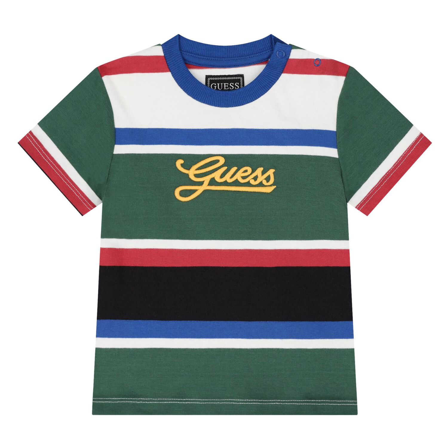  طقم شورت مخطط باللون الأزرق للأولاد, 1, hi-res