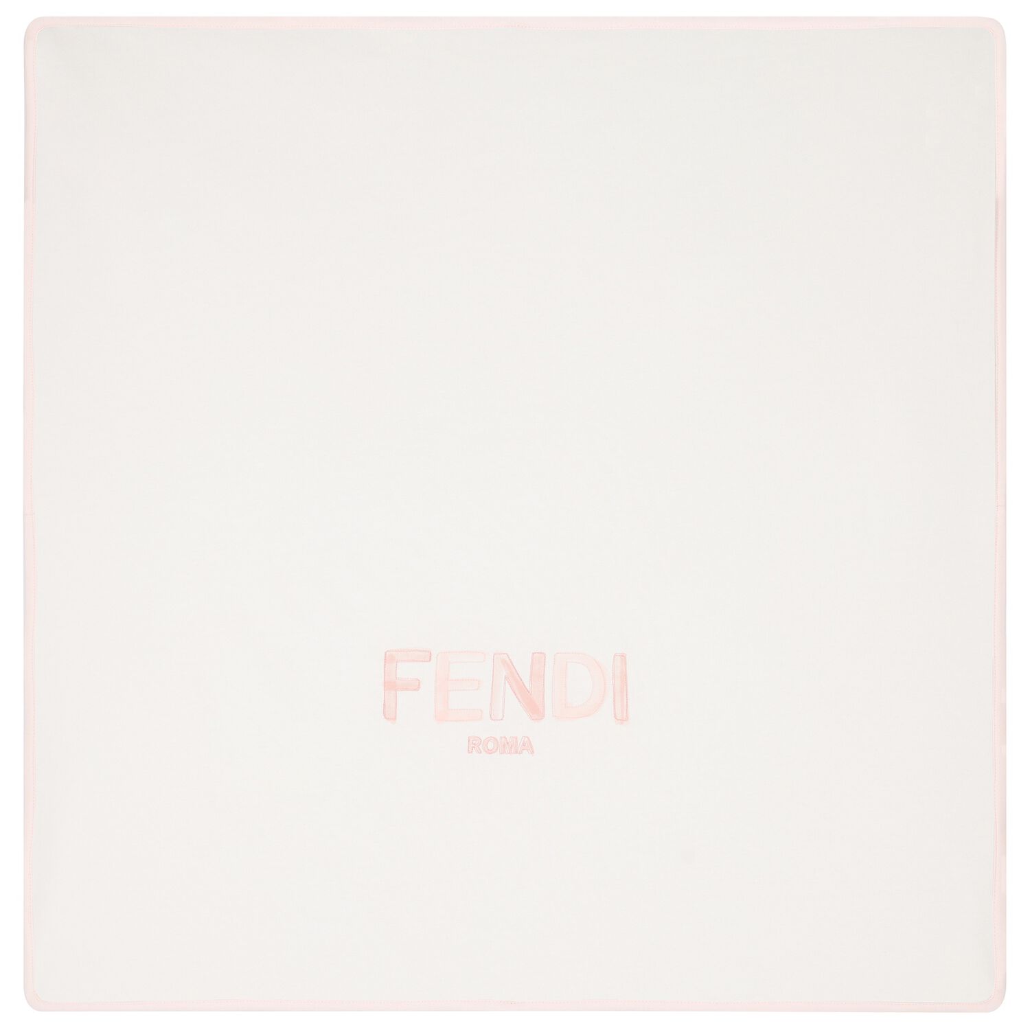 بطانية بنات بالشعار باللون العاجي والوردي  للأطفال , 1, hi-res